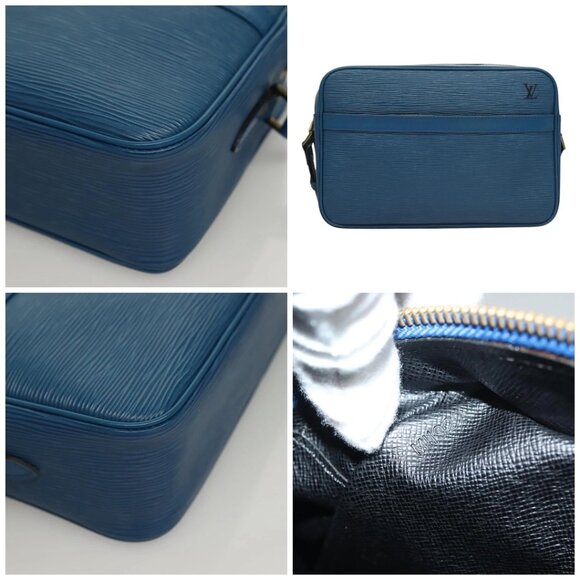 LOUIS VUITTON Epi Trocadero 27 Shoulder Bag Blue - Picture 10 of 14